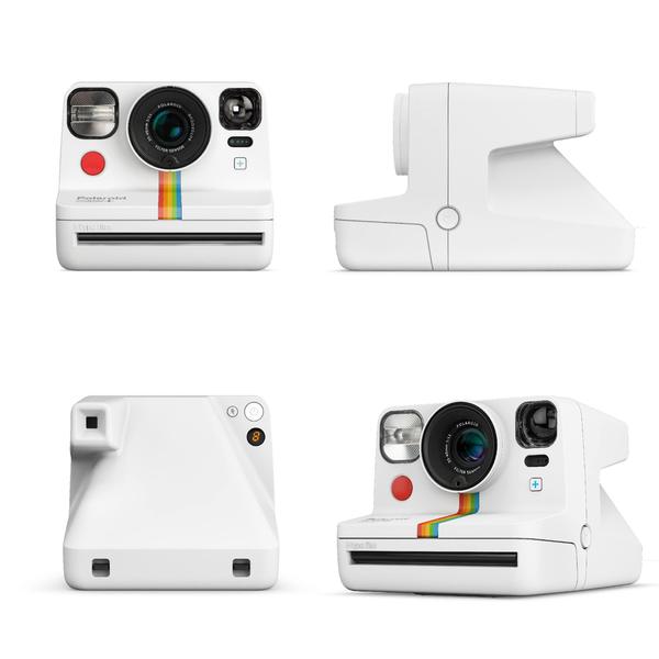 Câmera de filme instantâneo Polaroid Now+ White (9062) com filtros Imagem de Câmera de filme instantâneo Polaroid Now+ White (9062) com filtros