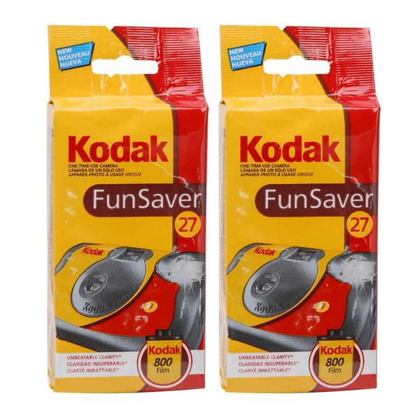 Imagem de Câmera de filme Kodak Funsaver One Time Use (pacote com 2)