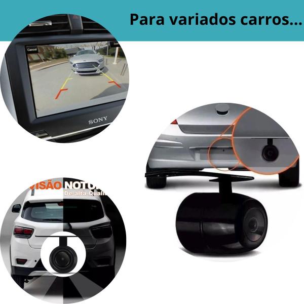 Imagem de Câmera de Ré Automotiva Compacta e Fácil de Instalar