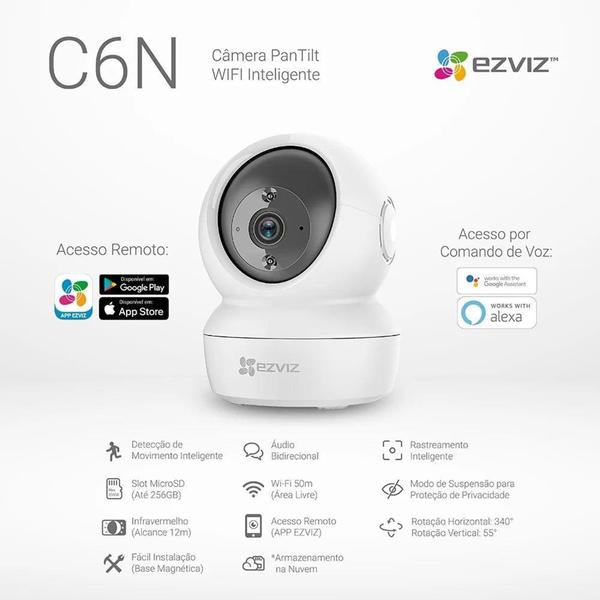 Imagem de Câmera de Segurança EZVIZ C6N Wi-Fi Full HD 1080p - HIK EZVIZ