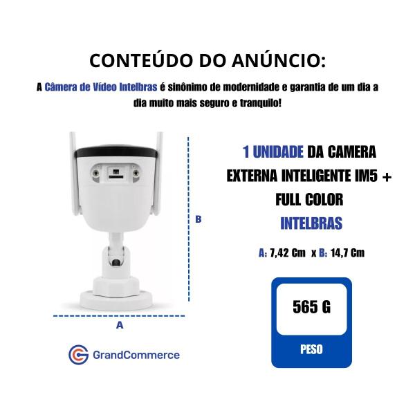 Imagem de Câmera De Segurança Im5 Full Hd Wifi Resolução 2mp - Intelbras