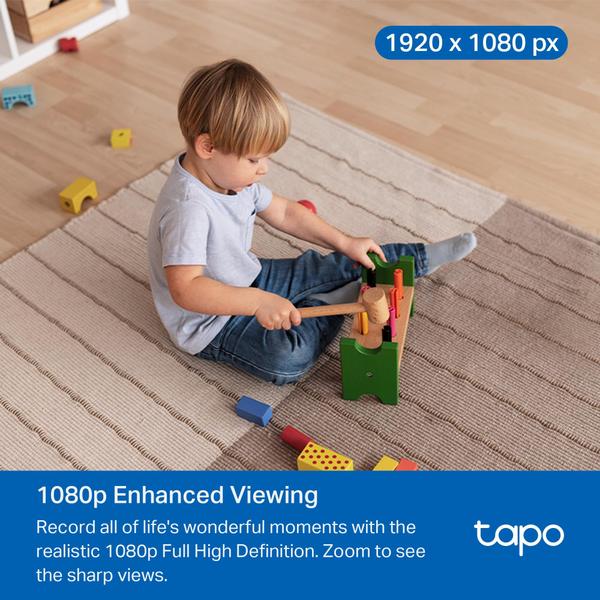 Imagem de Câmera de segurança Tapo da TP-Link Pan/Tilt 1080P com áudio bidirecional