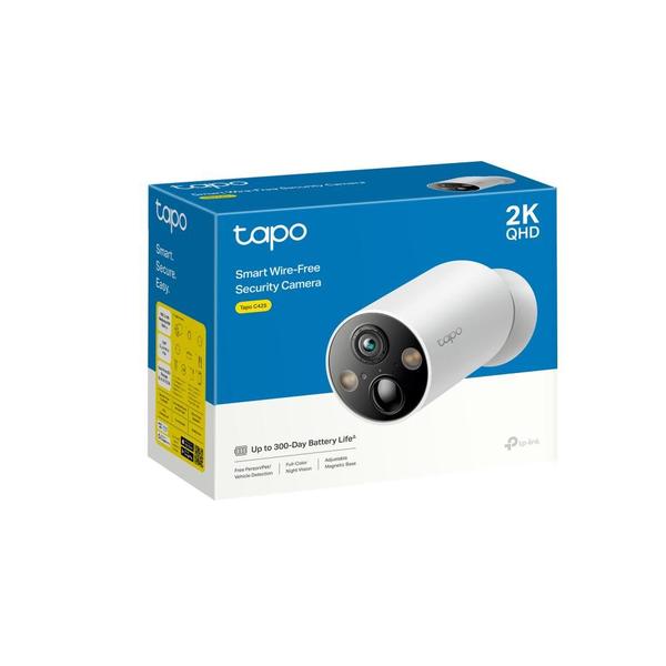 Imagem de Câmera de segurança TP-Link Tapo C425 Smart Wire-Free, pacote com 2