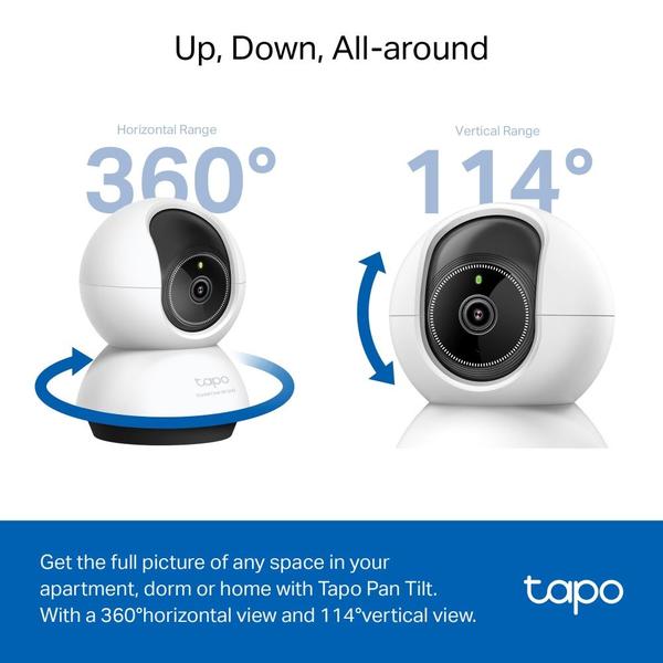 Câmera de segurança TP-Link TC72 1440P AI Home Protection Imagem de Câmera de segurança TP-Link TC72 1440P AI Home Protection