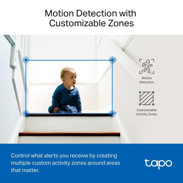Câmera de segurança TP-Link TC72 1440P AI Home Protection Imagem de Câmera de segurança TP-Link TC72 1440P AI Home Protection