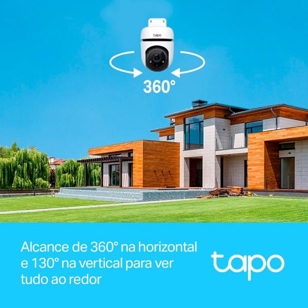 Imagem de Câmera De Segurança Wi-Fi Externa 360º 1080p Full HD Tapo C500 Tp-Link