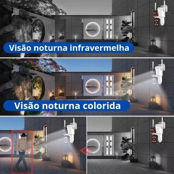 Câmera de Vigilância Wi-Fi Controle Preciso 320 - 8MP - Minimen Imagem de Câmera de Vigilância Wi-Fi Controle Preciso 320 - 8MP