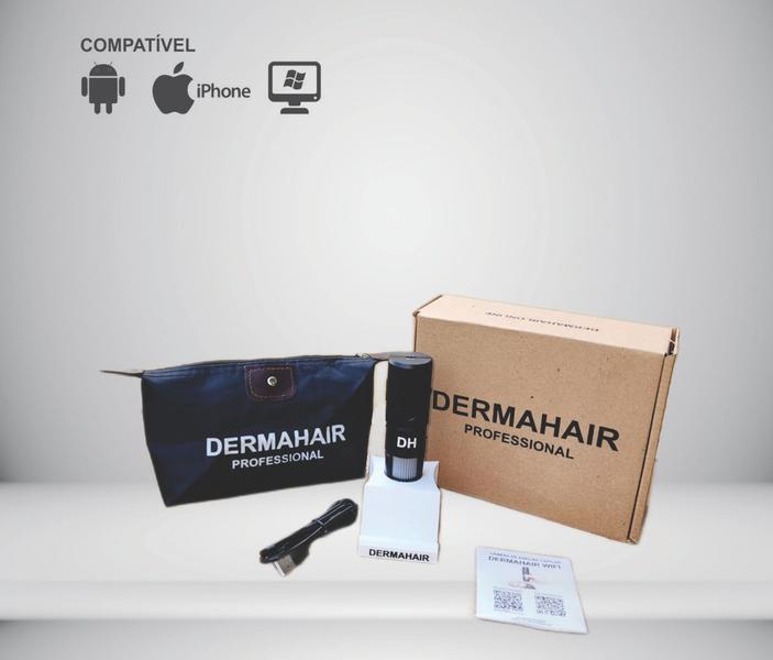 Imagem de Câmera Dermatoscopio Tricoscopio Capilar Dermahair Wifi