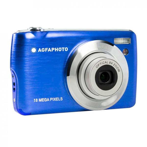 Imagem de Camera Digital Agfaphoto Realishot DC8200 - 18MP - SD 16GB - Tela 2.7" - Azul