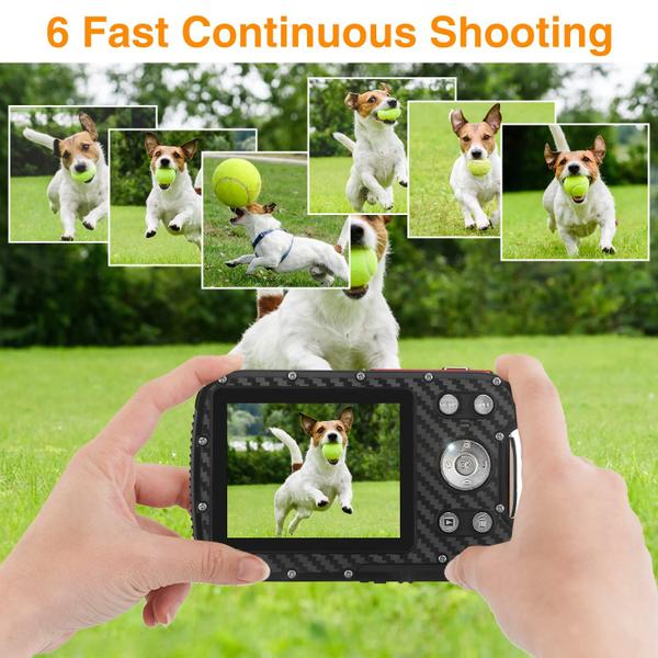 Câmera digital impermeável Heegon HD1080P 30MP com cartão de 32GB - Heegomn Imagem de Câmera digital impermeável Heegon HD1080P 30MP com cartão de 32GB