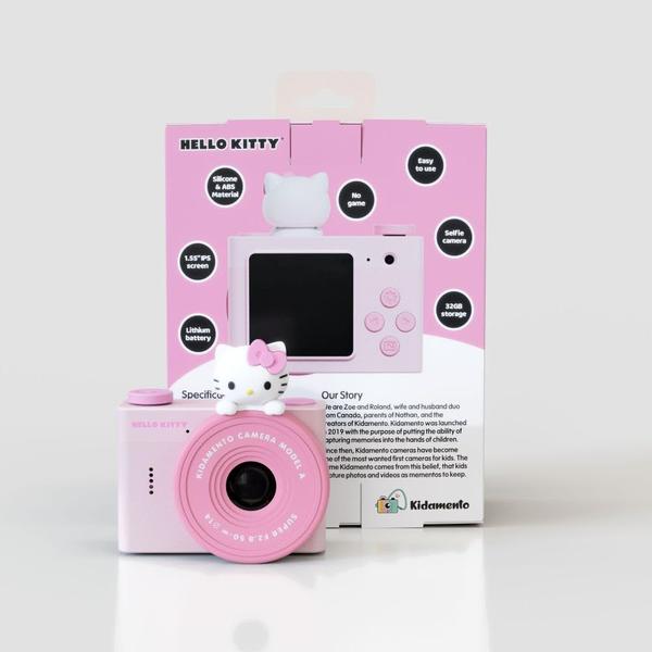 Imagem de Câmera digital infantil Kidamento Hello Kitty com 32 GB de memória