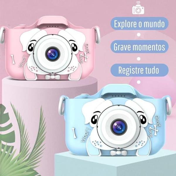 Camera Digital Infantil Mais Cartão 8Gb Fotos Voz - Câmera Digital Infantil Imagem de Camera Digital Infantil Mais Cartão 8Gb Fotos Voz