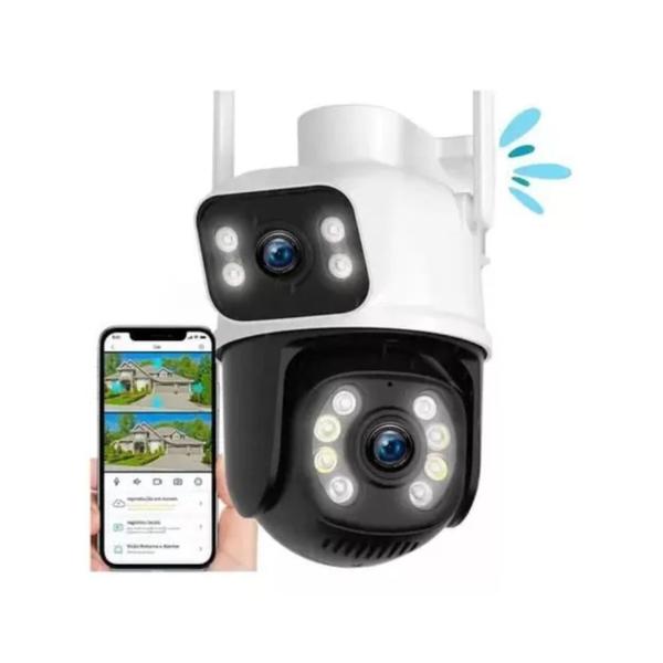 Imagem de Camera Dual Security Wifi Rastreamento por IA Night Vision