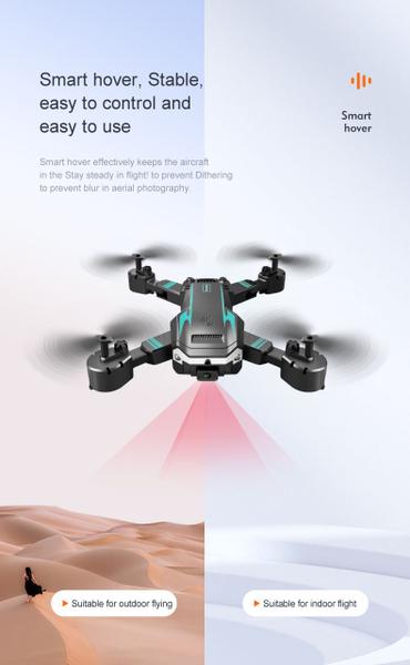 Câmera dupla dobrável HD 8K Mini Drone Trokphy S6 Imagem de Câmera dupla dobrável HD 8K Mini Drone Trokphy S6