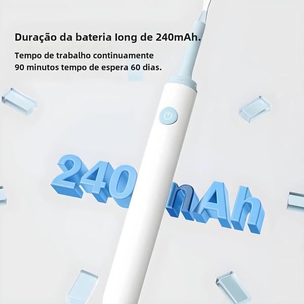 Câmera Endoscópica Sem Fio 5MP para Ouvido - Removedor de Cera com Luz LED Imagem de Câmera Endoscópica Sem Fio 5MP para Ouvido - Removedor de Cera com Luz LED