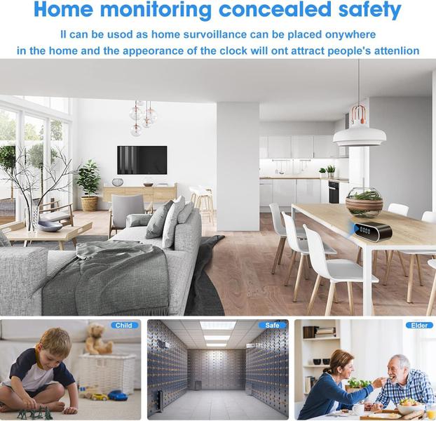 Câmera escondida SAMMICINCO HD 1080P WiFi com visão noturna Imagem de Câmera escondida SAMMICINCO HD 1080P WiFi com visão noturna