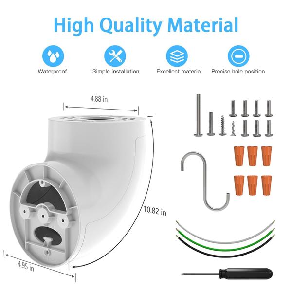 Imagem de Câmera externa Eave Mount Bracket Koroao para R-ing e Blink