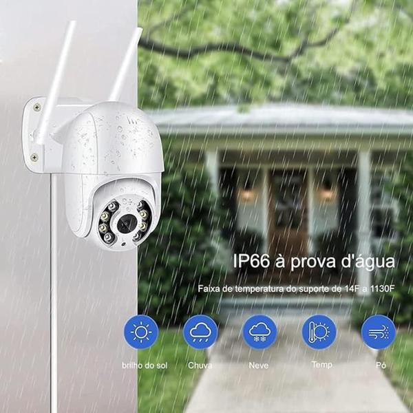 Câmera Externa IP Prova D'água Infravermelho Alarme WIFI-YOOSSE ou icesse - Cãmera De Segurança Wifi Imagem de Câmera Externa IP Prova D'água Infravermelho Alarme WIFI-YOOSSE ou icesse