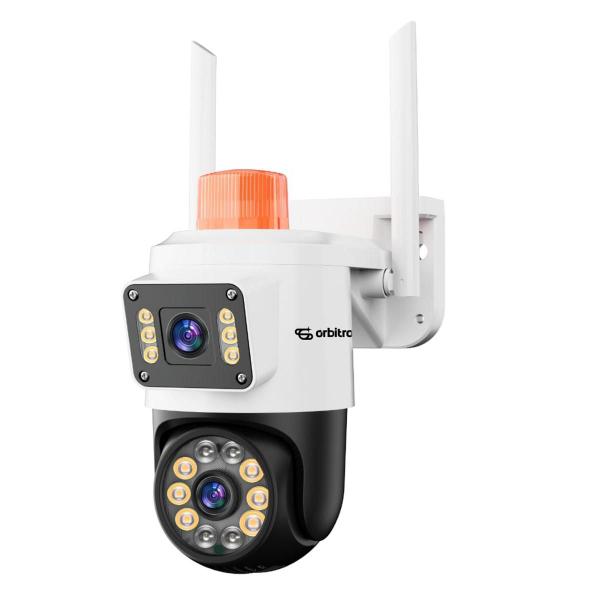 Câmera Externa Segurança Wifi IP Dupla Lente Yoosee Visão Noturna A Prova Dágua Com Luz Si...