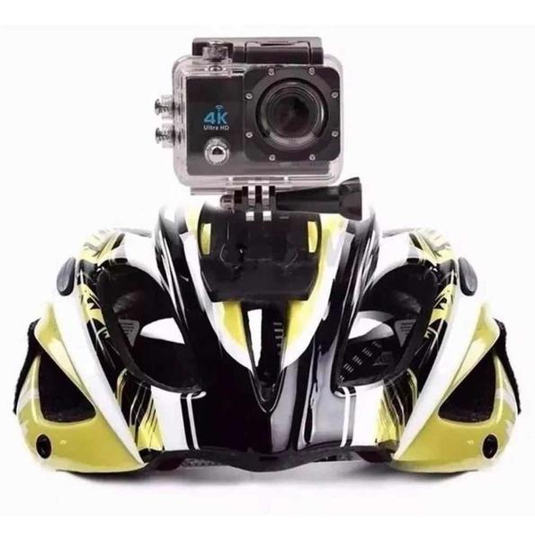 Câmera Filmadora Action Pro 4K: Wi-Fi, Controle - Vídeos em Full HD. - Ultra 4K A Prova D'gua Sport Imagem de Câmera Filmadora Action Pro 4K: Wi-Fi, Controle - Vídeos em Full HD.
