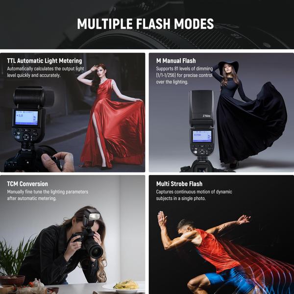 Imagem de Câmera Flash Speedlite Neewer Z760-N TTL para Nikon DSLR