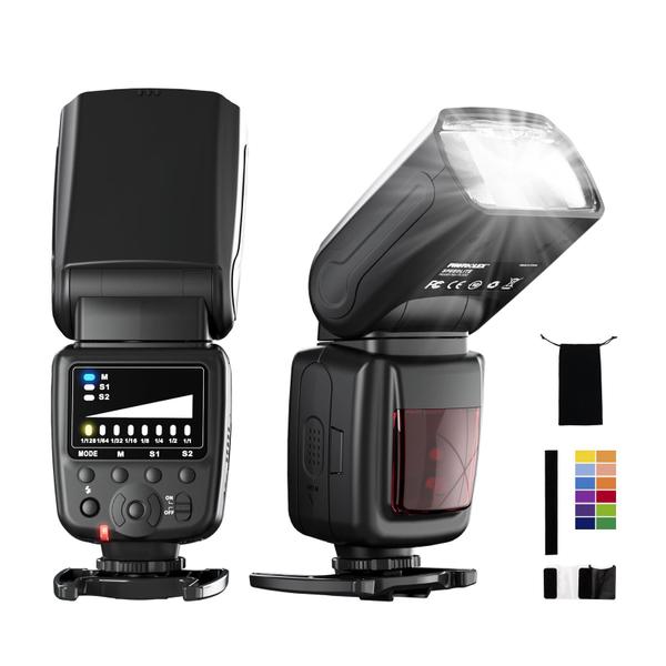 Câmera Flash Speedlite PHOTOOLEX FK300 para Canon Nikon Sony Imagem de Câmera Flash Speedlite PHOTOOLEX FK300 para Canon Nikon Sony