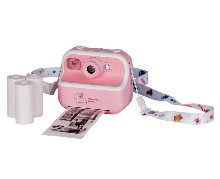 Câmera Fotográfica Digital Impressão Instantânea Rosa - Zoop Toys Imagem de Câmera Fotográfica Digital Impressão Instantânea Rosa - Zoop Toys