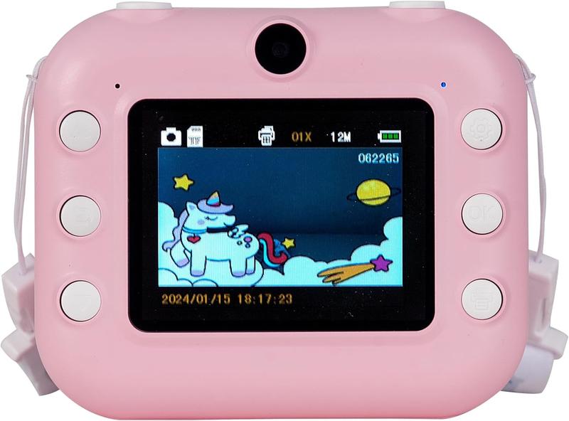 Câmera Fotográfica Digital Impressão Instantânea Rosa - Zoop Toys Imagem de Câmera Fotográfica Digital Impressão Instantânea Rosa - Zoop Toys