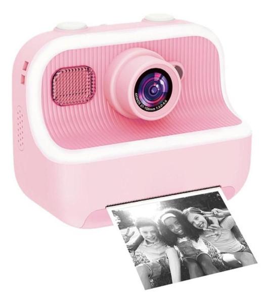 Imagem de Camera Fotografica Infantil Instantanea Video Foto Jogo Rosa