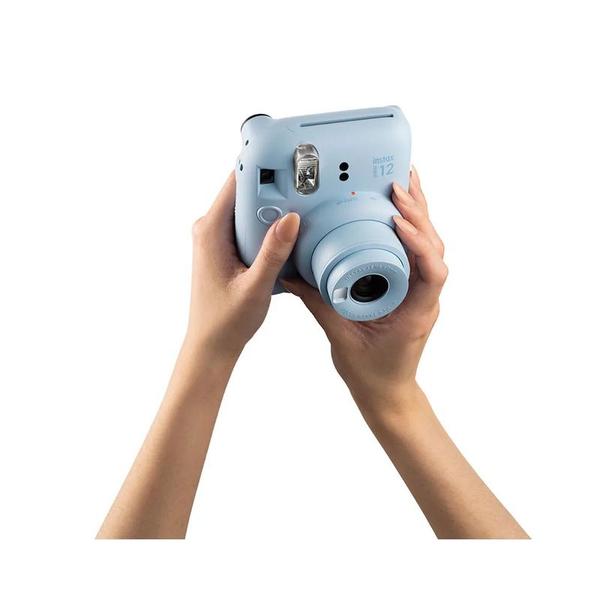 Imagem de Câmera fujifilm instax mini 12 azul + bolsa + filme spray art