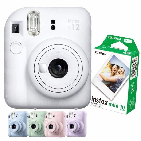 Imagem de Câmera Fujifilm Instax Mini 12 Branca Revela Foto + 10 Fotos