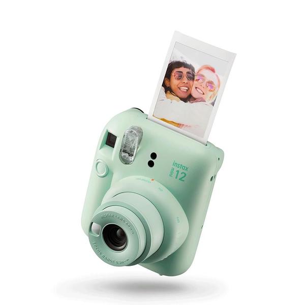 Imagem de Câmera fujifilm instax mini 12 verde + bolsa + filme macaron