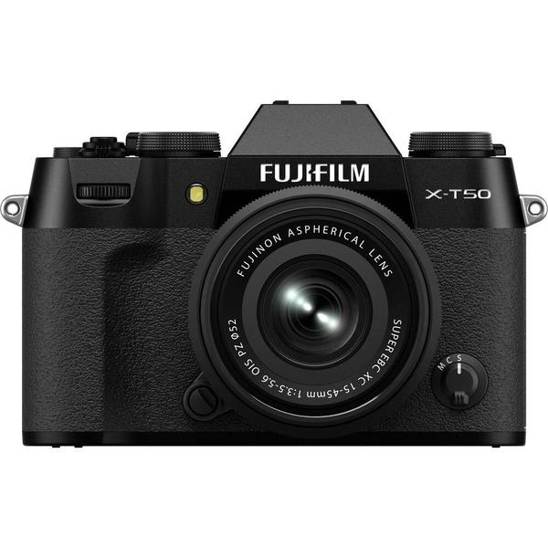 Imagem de Câmera FujiFilm X-T50 Mirrorless Preta + Lente XC 15-45mm f/3.5-5.6 OIS PZ