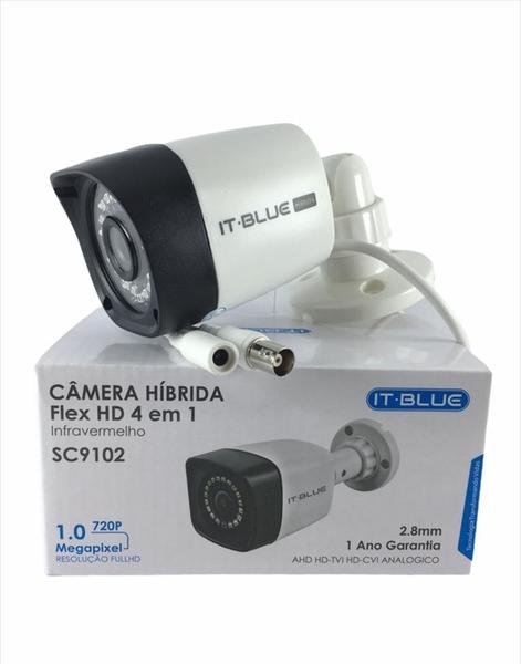 Imagem de Camera Hibrida De Segurança/vigilancia 4 em 1 Para Dvr It Blue Sc-9102 720p