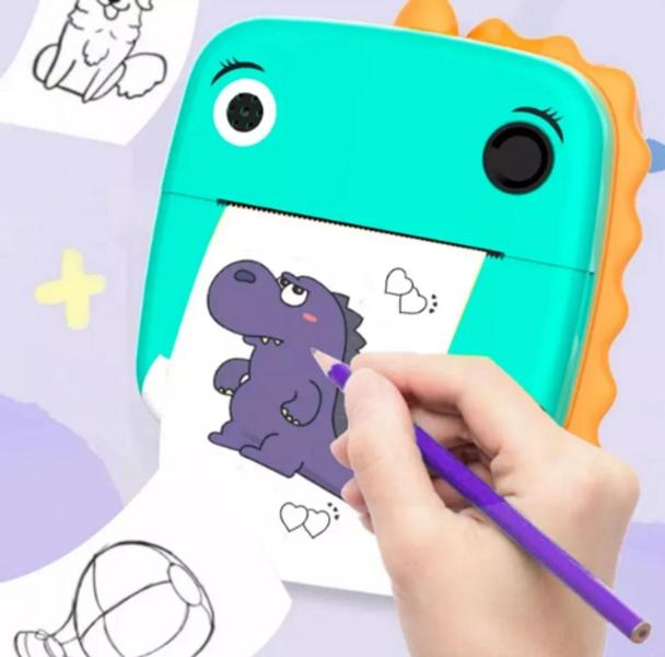 Câmera Infantil De Impressão Instantânea Fotográfica De Bolso - Print Camera Imagem de Câmera Infantil De Impressão Instantânea Fotográfica De Bolso