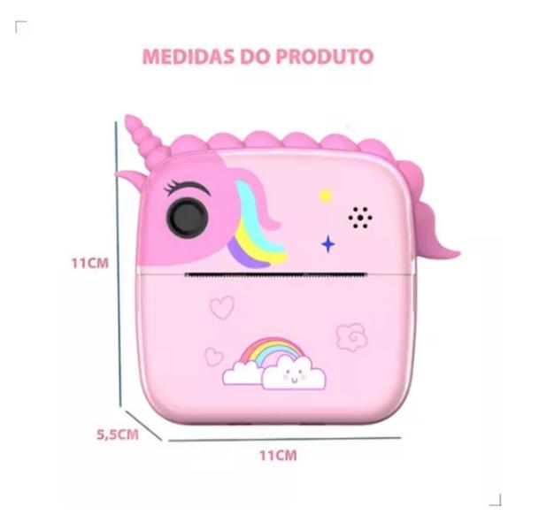 Câmera Infantil De Impressão Instantânea Fotográfica De Bolso - Print Camera Imagem de Câmera Infantil De Impressão Instantânea Fotográfica De Bolso