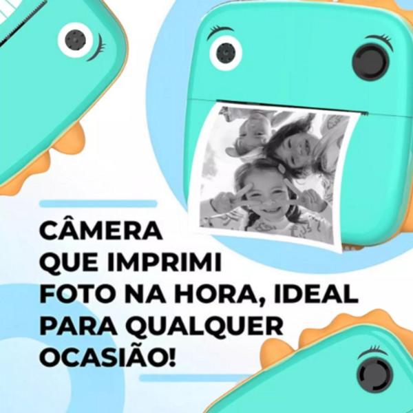 Câmera Infantil De Impressão Instantânea Fotográfica De Bolso - Print Camera Imagem de Câmera Infantil De Impressão Instantânea Fotográfica De Bolso