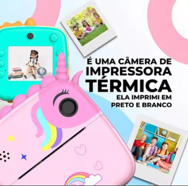 Câmera Infantil De Impressão Instantânea Fotográfica De Bolso - Print Camera Imagem de Câmera Infantil De Impressão Instantânea Fotográfica De Bolso