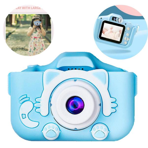 Imagem de Câmera Infantil Mini Novidade + Capa Cartão Memoria  8gb Nf