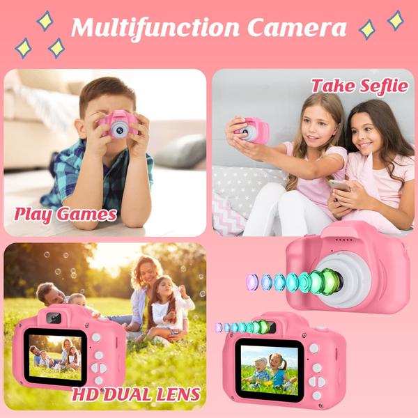 Imagem de Câmera infantil SINEAU Digital 12.0MP 1080P IPS 2 polegadas com 32GB SD