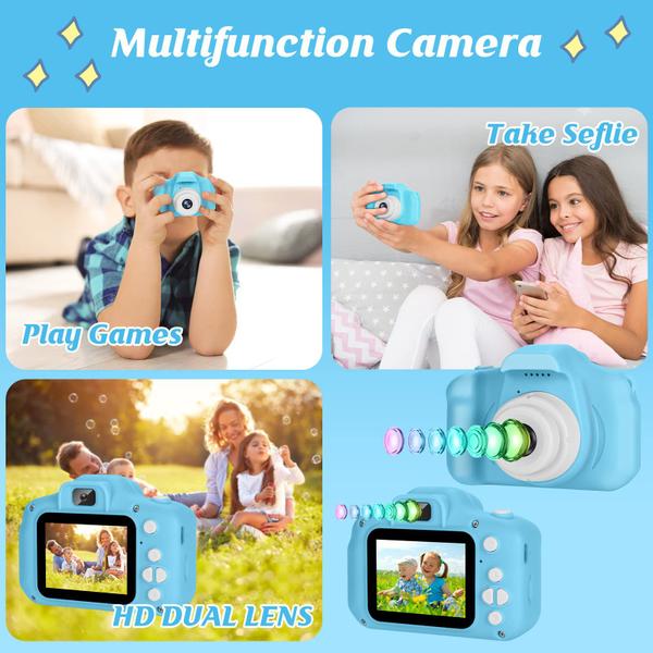 Imagem de Câmera infantil SINEAU Digital 12.0MP 1080P IPS 5MP 32GB com cartão SD
