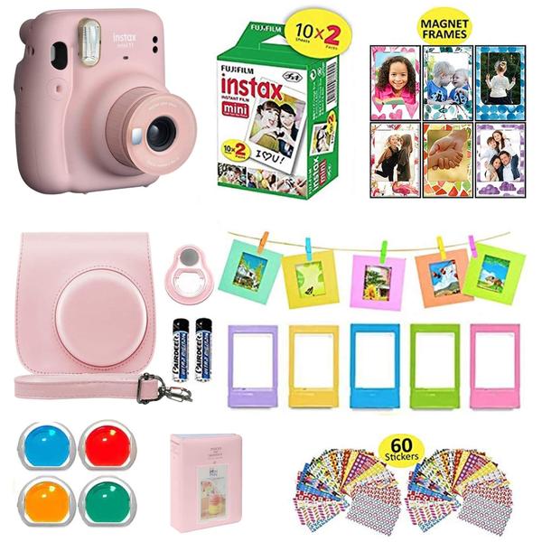 Imagem de Câmera instantânea Fujifilm Instax Mini 11 Blush Pink + Case + Film