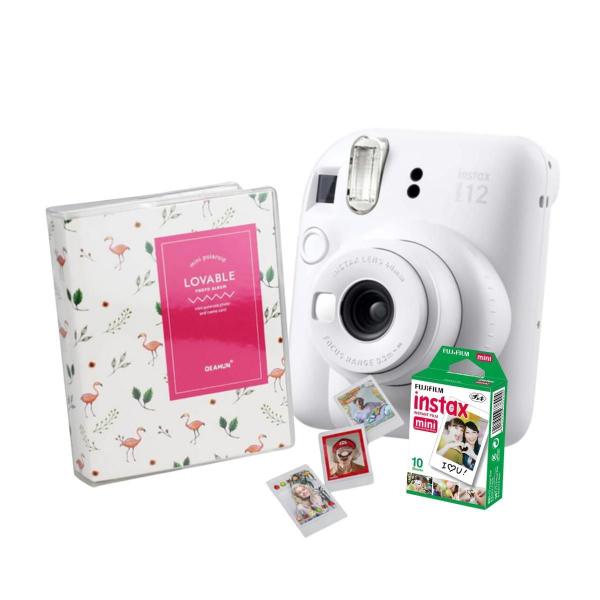 Imagem de Câmera Instax Mini 12 Branca + Álbum Fotos E Filme 10 Poses