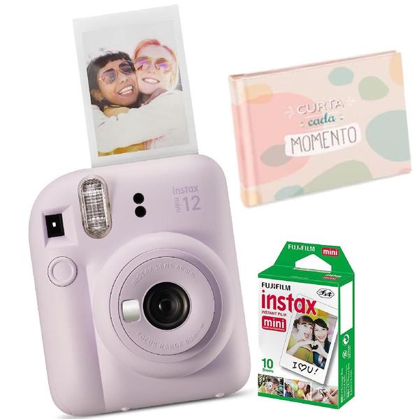 Imagem de Câmera Instax Mini 12 + Filme 10 fotos + Álbum Instax Lovers