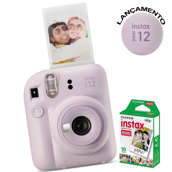 Câmera Instax Mini 12 , filme de 10 - Exclusiva Câmera Instax Mini 12 , filme de 10 - Exclusiva
