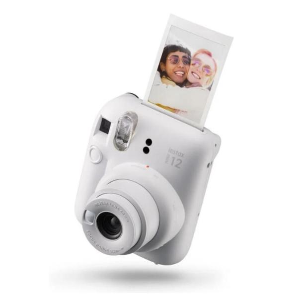 Câmera Instax Mini 12 Fujifilm Branco Com Bolsa + 10Filmes Imagem de Câmera Instax Mini 12 Fujifilm Branco Com Bolsa + 10Filmes
