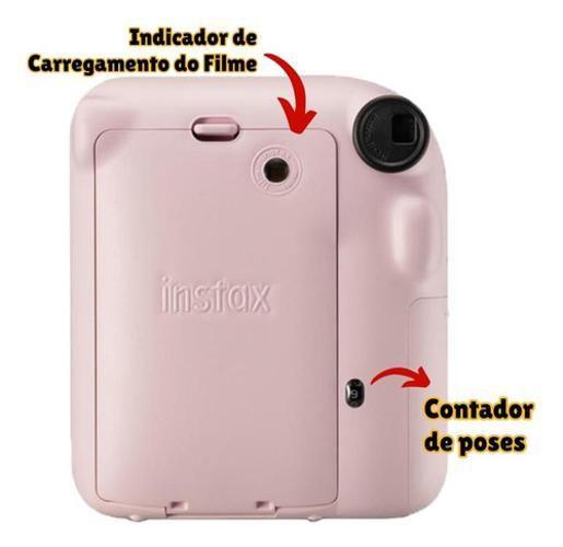 Imagem de Câmera Instax Mini 12 Rosa Com 5 Mini Porta Retratos