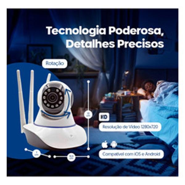 Imagem de Camera Inteligente Ip Wi-fi Autotracking Segurança Inova MD-5702