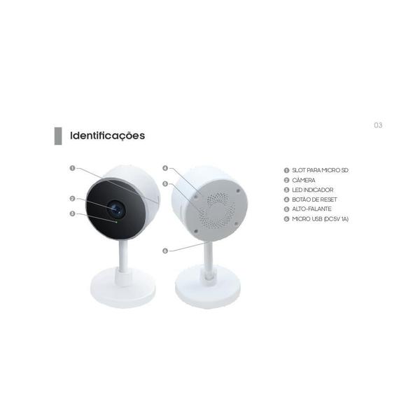 Imagem de Câmera Inteligente Sensor De Presença Smart Cam 2Mp Wifi Agl