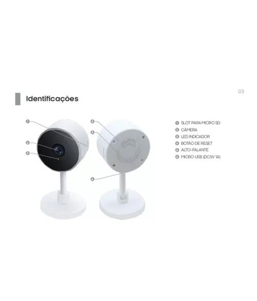 Imagem de Câmera Inteligente Smart Cam Wifi Agl Áudio Full Duplex (3859)